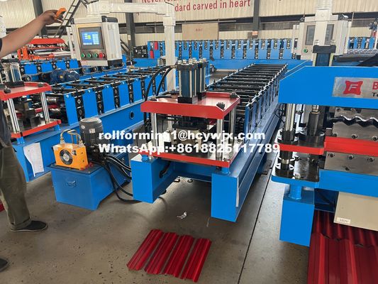 品質  Plc Control Metal Wall Panel Machine 12 Stations For Building Industry 工場
