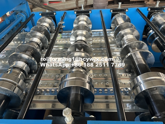 PLC制御床デッキロール形成機械 400mm Hビーム鋼枠 1220mm 幅
