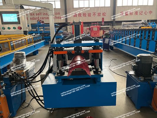 自動リッジキャップロール形成機械 屋根タイル製造機械 水力切断