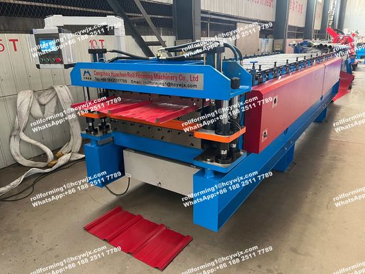 20M/分 金属屋根パネル 二層ロール成形機 自動タイプ