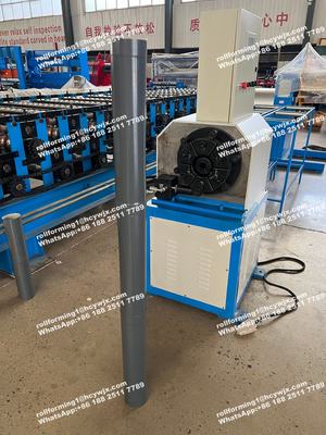雨水の鋼鉄は機械 380V 50Hz を形作るロールを 3 段階配管します