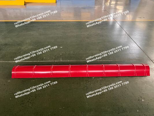 鋼板はリッジに機械を形作るタイル機械リッジの帽子Cold Rollおおわせます