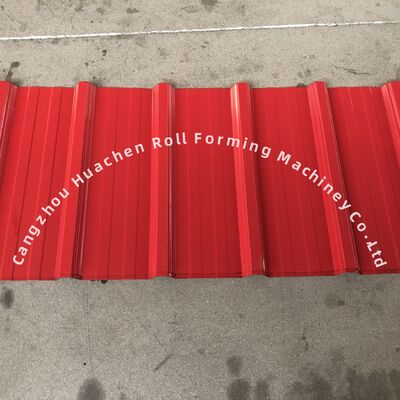 1250mm の幅,15m/min の速度,PPGI/GI 材料のガラスのパネルのための二重層ロール形成機械