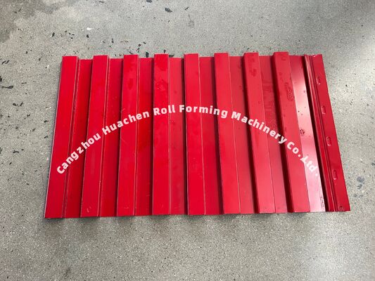 鉄鋼屋根板の冷式ロール形成機械