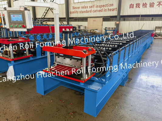 Customized Finishing Roof Panel Trapezoidal Sheet Roll Forming Machine