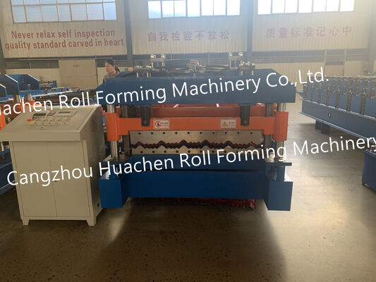 Aluminum Roofing Sheet Roll Forming Machine Metal Tile Making Machine