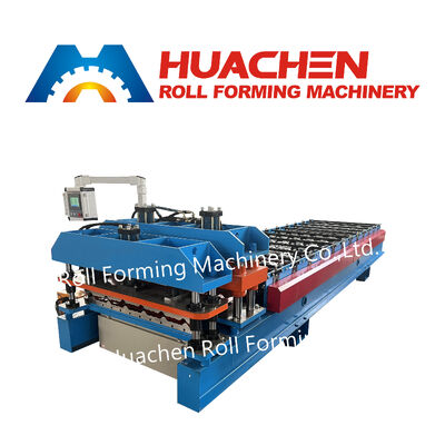 Fully Automatic Color Steel Tile Press Machine Colored Steel Glazed Tile Roll Forming Machine
