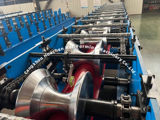 屋根材産業生産向け高性能金属棟包みロール成形機