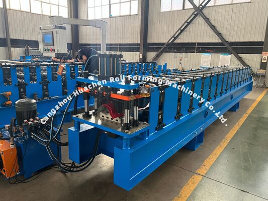 屋根材産業生産向け高性能金属棟包みロール成形機