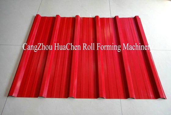 鋼鉄堅いローラーNo.45が付いている機械を形作るSiemens PLCの二重層の屋根のパネル ロール