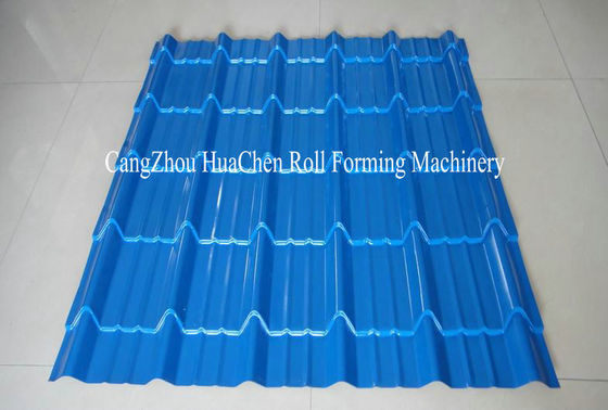 380 V 50 Hz 鋼タイル ロール成形機 Compture PLC 制御システム/Cr12mov ブレード