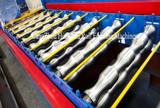 屋根のセリウムのための機械を形作る 440V によってカスタマイズされる屋根のプロフィールの二重層ロール