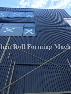 機械、油圧Decoilerの機械を形作る壁パネルを作る鋼板屋根シート