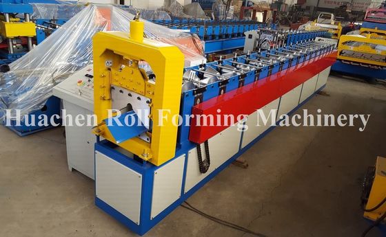 高速のPlc制御50hzリッジ帽子の薄板金ロール前の機械
