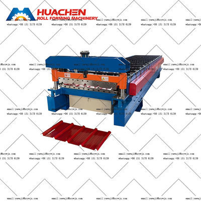 70mm 軸直径と 380v 50Hz 3相電圧を持つカスタマイズ可能な大きなスパン屋根ロール形成機械