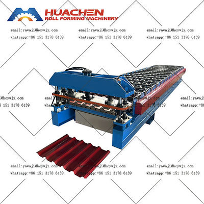 高速なダブルデッキ屋根ロール形成機械