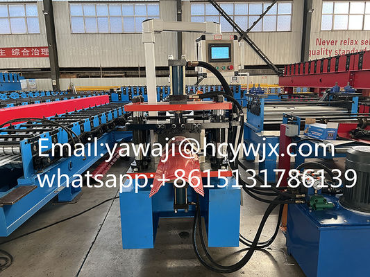 3 機械/ロール形態装置を形作る段階 400mm 色の鋼板の帽子