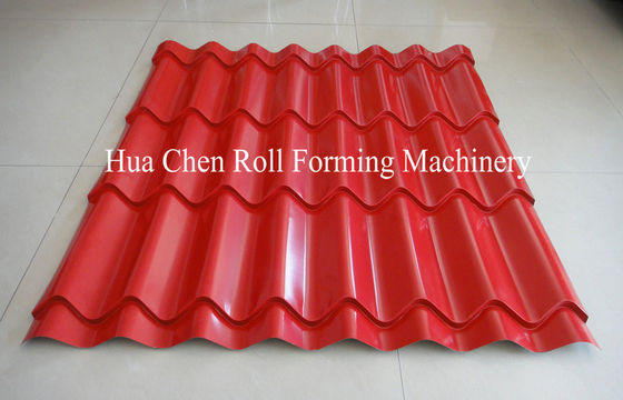 タイル屋根は波形機械を広げます