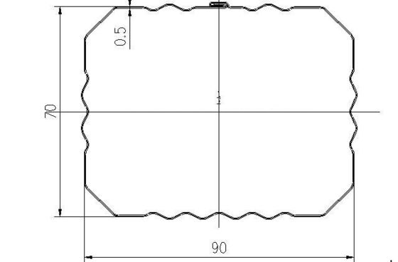 No45 鋼鉄ローラーが付いている機械を形作る CNC 色の鋼板の Downpipe ロール