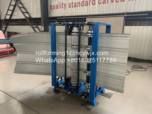 PpgiのGI 6m/Minの屋根シートひだが付く機械Plcマニュアルの曲がること