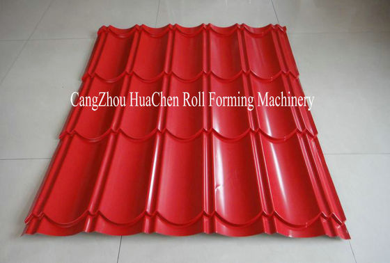 1 つの 2 つのプロフィールの機械を形作る油圧切断の二重層の鋼板の屋根