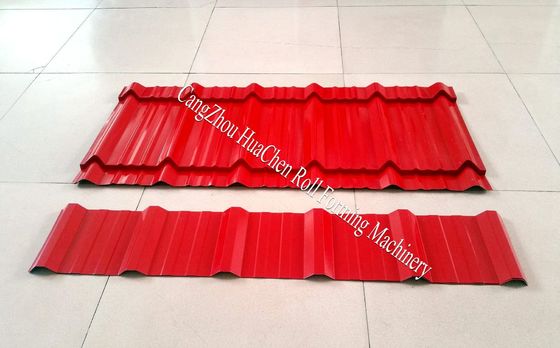 16 -18 場所の自由な設計機械 PPGI/GI を形作る鋼鉄タイルの二重層ロール